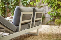 SIENA GARDEN Avenia Dining-Bank/Liege, Matt Weiß-grau/stone Grey, Aluminium, 73x195x70 Cm, Inkl. Sitz-und Rückenkissen -Gartenmöbel 21999 10.jpg