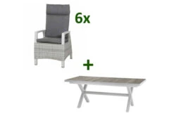SIENA GARDEN Corido/Sincro Esstischgarnitur, Ice Grey/weiß Grau, Alu/Gardino®-Geflecht/Keramik, Ausziehtisch 200/260x100 Cm, 6 Dining Move Sessel 20 SIENA GARDEN Corido/Sincro Esstischgarnitur, Ice Grey/weiß Grau, Alu/Gardino®-Geflecht/Keramik, Ausziehtisch 200/260x100 Cm, 6 Dining Move Sessel -Gartenmöbel 22089 2.jpg