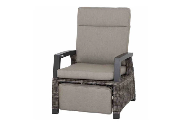 SIENA GARDEN Corido/Bellani Grau Loungeset, Charcoal/anthrazit/grau, Alu/Gardino®-Geflecht, Lifttisch 140x85 Cm, 4 Relaxsessel 2 SIENA GARDEN Corido/Bellani Grau Loungeset, Charcoal/anthrazit/grau, Alu/Gardino®-Geflecht, Lifttisch 140x85 Cm, 4 Relaxsessel – Bild 2