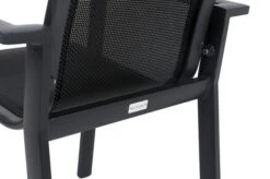 OUTFLEXX Esstischgarnitur, OUTFLEXX® Anthrazit Matt, Alu / Teak / Textil, Ausziehtisch 150/210x90cm, 4 Stapelsessel -Gartenmöbel 22176 14.jpg