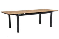 OUTFLEXX Esstischgarnitur, OUTFLEXX® Anthrazit Matt, Alu / Teak / Textil, Tisch 180/240x100cm, 6 Stapelsessel 21 OUTFLEXX Esstischgarnitur, OUTFLEXX® Anthrazit Matt, Alu / Teak / Textil, Tisch 180/240x100cm, 6 Stapelsessel -Gartenmöbel 22187 7.jpg