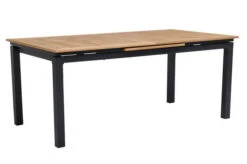 OUTFLEXX Esstischgarnitur, OUTFLEXX® Anthrazit Matt, Alu / Teak / Textil, Tisch 180/240x100cm, 6 Stapelsessel 23 OUTFLEXX Esstischgarnitur, OUTFLEXX® Anthrazit Matt, Alu / Teak / Textil, Tisch 180/240x100cm, 6 Stapelsessel -Gartenmöbel 22187 9.jpg