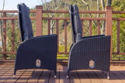 OUTFLEXX 2er Set Dining Sessel, Schwarz, Polyrattan, Je 55 X 65 X 112 Cm, Rücken Stufenlos Verstellbar 12 OUTFLEXX 2er Set Dining Sessel, Schwarz, Polyrattan, Je 55 X 65 X 112 Cm, Rücken Stufenlos Verstellbar -Gartenmöbel 22284 3.jpg