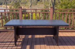 OUTFLEXX Esstisch, Braun, Polyrattan, 200x95cm, Tischplatte Spraystone, 6mm, Aufliegend -Gartenmöbel 22287 2.jpg