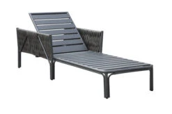 OUTFLEXX Mermaid Liege, Anthrazit, Aluminium/XL Geflecht, 203x75x56 Cm, Inkl. Polster -Gartenmöbel 22302 3.jpg