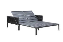 OUTFLEXX Mermaid Doppelliege, Anthrazit, Aluminium/XL Rope, 140x56x132 Cm, Inkl. Polster -Gartenmöbel 22310 3.jpg