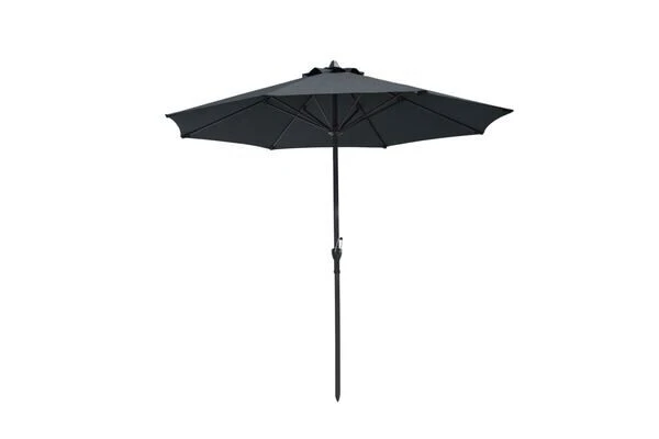 OUTFLEXX Mittelstockschirm, Anthrazit, Aluminium, Ø 270 Cm, Rund 1 OUTFLEXX Mittelstockschirm, Anthrazit, Aluminium, Ø 270 Cm, Rund