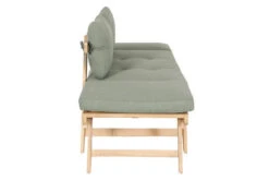 OUTFLEXX Lounge/Liege, FSC Akazie, Teakoptik, 192x70x60cm, Inkl. Polster, Grün -Gartenmöbel 22356 12.jpg