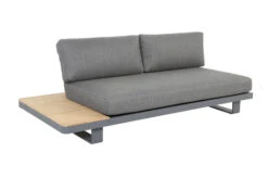 OUTFLEXX Ecklounge, Grau, Alu/Akazie Im Teak Look, 5 Personen, Inkl. Polster In Grau, Tisch 130x95 Cm -Gartenmöbel 22366 12.jpg
