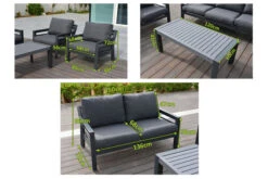 OUTFLEXX Loungemöbel, Anthrazit, Alu/Olefin, 4 Personen, Loungetisch 120x60 Cm -Gartenmöbel 22430 4.jpg