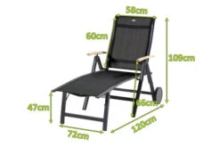 HARTMAN Alice Sonnenliege, Xerix/schwarz, Alu/Teak, 190x109x72cm, FSC-Teak Armlehnen 3 HARTMAN Alice Sonnenliege, Xerix/schwarz, Alu/Teak, 190x109x72cm, FSC-Teak Armlehnen -Gartenmöbel 22433 2.jpg