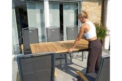 HARTMAN Silencio / Aruba Sitzgruppe, Xerix/natur, Alu/Teak, 6 Dining Sessel, 2 Multipo, 160/220x90cm, FSC-Teak Armlehnen -Gartenmöbel 22443 9.jpg