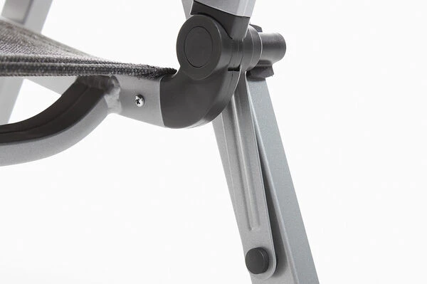 KETTLER BasicPlus Padded Multipositionssessel, Silber/anthrazit, Alu/Textilene, 0301201-9000, Verstellbare Rückenlehne 10 KETTLER BasicPlus Padded Multipositionssessel, Silber/anthrazit, Alu/Textilene, 0301201-9000, Verstellbare Rückenlehne – Bild 10