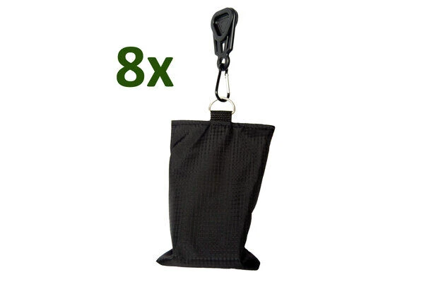 OUTTECH Schutzhüllen Zubehör, 8er Set Sandsäcke, Befüllt, Verhindert Bildung Von Wassersäcken In Schwarz 1 OUTTECH Schutzhüllen Zubehör, 8er Set Sandsäcke, Befüllt, Verhindert Bildung Von Wassersäcken In Schwarz