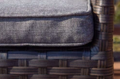 OUTFLEXX Esstischgarnitur, Polyrattan/Teakholz, Tisch 160x90cm, 4 Hochlehner, Inkl. Polster -Gartenmöbel 22881 8.jpg