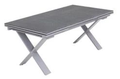 KETTLER BasicPlus Esstischgarnitur, Silber / Anthrazit, Alu / Spraystone / Textil, Tisch 180/280x100cm, 6 Stapelsessel, 2 Multipo -Gartenmöbel 23014 6.jpg