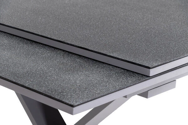 KETTLER Granada Esstischgarnitur, Silber / Anthrazit, Alu / Spraystone / Teak, Tisch 180/280x100cm, 10 Multipositionssessel 8 KETTLER Granada Esstischgarnitur, Silber / Anthrazit, Alu / Spraystone / Teak, Tisch 180/280x100cm, 10 Multipositionssessel – Bild 8