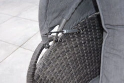 OUTFLEXX Sonneninsel, Grau, Polyrattan/Olefin, 187x146x75/131, Verstellbares Dach -Gartenmöbel 23404 8.jpg