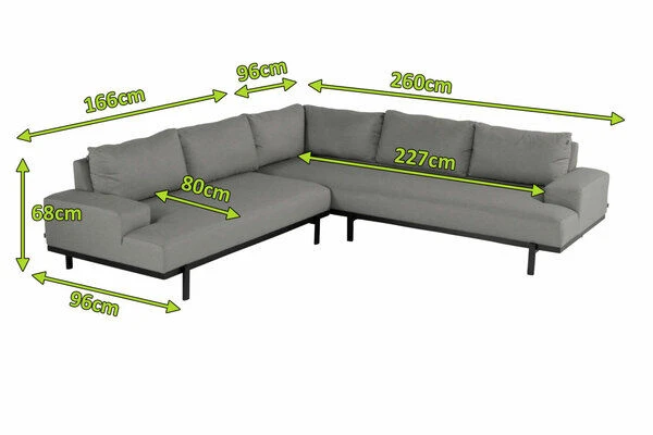 OUTFLEXX Premium Abdeckhaube Für Ecklounge, Schwarz, Z.B. 20454 / 21593 / 20455, 265 X 170 X 65 Cm, Wasserbeständig, Integriertes Zugband 5 OUTFLEXX Premium Abdeckhaube Für Ecklounge, Schwarz, Z.B. 20454 / 21593 / 20455, 265 X 170 X 65 Cm, Wasserbeständig, Integriertes Zugband – Bild 5