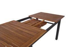 VILLANA Esstischgarnitur, Anthrazit/grau, Alu/ FSC-Akazienholz, Ausziehtisch 150/200 Cm, 8 Stapelstühle -Gartenmöbel 23911 04.jpg