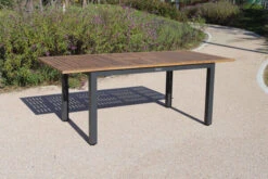 VILLANA Esstischgarnitur, Anthrazit/grau, Alu/ FSC-Akazienholz, Ausziehtisch 150/200 Cm, 6 Multipositionssessel 21 VILLANA Esstischgarnitur, Anthrazit/grau, Alu/ FSC-Akazienholz, Ausziehtisch 150/200 Cm, 6 Multipositionssessel -Gartenmöbel 23913 09.jpg