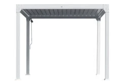OUTFLEXX Pergola, Weiß Matt, Aluminium, 300x300x248 Cm -Gartenmöbel 24135 04.jpg
