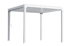 OUTFLEXX Pergola, Weiß Matt, Aluminium, 300x300x248 Cm -Gartenmöbel 24135 06.jpg