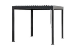 OUTFLEXX Pergola, Anthrazit Matt, Aluminium, 300x300x248 Cm -Gartenmöbel 24137 03.jpg