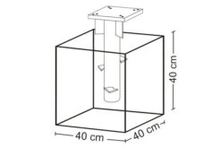 Schneider® SCHNEIDER Universal-Bodenplatte Für Sonnenschirme, Silber, Stahl Verzinkt, 16 X 16 X 40 Cm -Gartenmöbel 2664 06.jpg