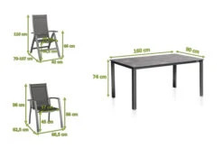 KETTLER Cubic/Altura Esstischgarnitur, Anthrazit, Alu/Kettalit/Textilene, 160x90 Cm, 4 Stapel/ 2 Multipos -Gartenmöbel 28779 5.jpg