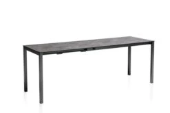 KETTLER Cubic/Basic Plus Esstischgarnitur, Anthrazit, Alu/HPL/Textilene, 140/210x70 Cm, 4 Stapelsessel -Gartenmöbel 28832 03.jpg