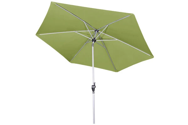 DOPPLER Active Auto Tilt Mittelstockschirm, Grün, Aluminium/Textil, Ø 280 Cm, Mit Kurbel 2 DOPPLER Active Auto Tilt Mittelstockschirm, Grün, Aluminium/Textil, Ø 280 Cm, Mit Kurbel – Bild 2