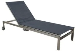 OUTFLEXX 2er-Set Rollliege, Schwarz, Edelstahl/Teak, 212x71x36cm, Mit Beistelltisch 45x45cm -Gartenmöbel 2 14169.jpg