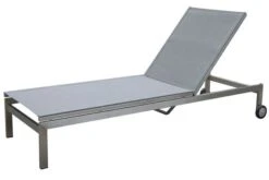 OUTFLEXX 2er-Set Rollliege, Silber, Edelstahl/Teak, 212x71x36 Cm, Mit Beistelltisch 45x45cm -Gartenmöbel 2 14170.jpg