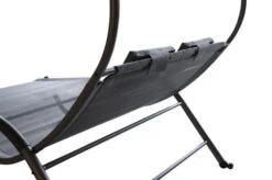 OUTFLEXX Doppelliege, Anthrazit, Polyester/Stahl Pulverbeschichtet, 205x138x34cm, Inkl. Nackenkissen, Rollbar -Gartenmöbel 2 16102.jpg