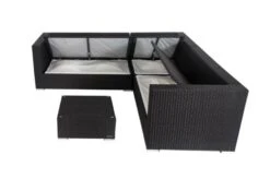 OUTFLEXX Loungemöbel-Set, Schwarz, Polyrattan, 6 Personen, Wasserfeste Kissenbox -Gartenmöbel 2 18229 BOX A.jpg