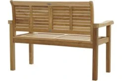 Ploß Zweisitzer Landhausbank York, Premium-Teak, Natur, 120x64x95 Cm -Gartenmöbel 2 18981.jpg