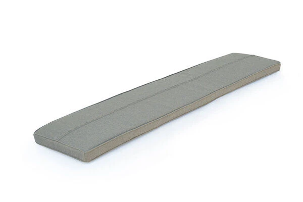 OUTFLEXX Bankauflage, Grau, Olefin, 180x40x5cm, Kissen Für Bank Ohne Armlehne 2 OUTFLEXX Bankauflage, Grau, Olefin, 180x40x5cm, Kissen Für Bank Ohne Armlehne – Bild 2