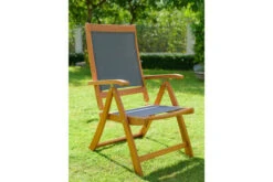 OUTFLEXX Stuhl, Natur/grau, FSC-Akazienholz/Textilene, 60x71x107,5cm, Oil Finished, Klappbar 6 OUTFLEXX Stuhl, Natur/grau, FSC-Akazienholz/Textilene, 60x71x107,5cm, Oil Finished, Klappbar -Gartenmöbel 2 20635.jpg