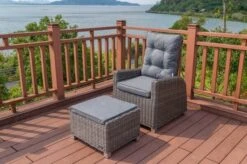 OUTFLEXX Hocker, Grau, Polyrattan, 54 X 63 X 41 Cm, Inkl. Polster -Gartenmöbel 2 20657.jpg