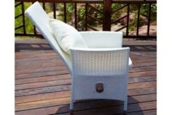 OUTFLEXX 2er-Set Sessel, Weiß, Polyrattan, Lehne Beliebig Verstellbar, Inkl. Kissen -Gartenmöbel 3332 06.jpg