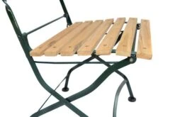 Klappstuhl Verona Aus FSC Teak/Eisen Von Ploß In Natur/grün -Gartenmöbel 3 12868.jpg