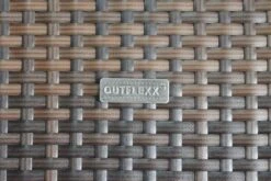 OUTFLEXX 2-Sitzer Ecksofa, Braun Marmoriert, Polyrattan, 145 X 85 X 70 Cm, Wasserfeste Kissenbox, Armlehne Li. -Gartenmöbel 3 15734 3 BOX.jpg