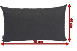 STERN Holly Rückenkissen Zu Bank/Liege, Dunkelgrau, Textil, 75x46x30 Cm -Gartenmöbel 3 15891 2.jpg