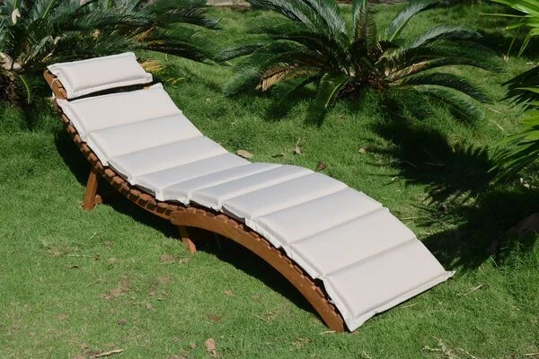 Ploß Sonnenliege, FSC-Akazie/Polyester, 186 X 55 X 21 Cm, Inkl. Auflage 3 Ploß Sonnenliege, FSC-Akazie/Polyester, 186 X 55 X 21 Cm, Inkl. Auflage – Bild 3