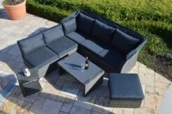 Ploß Rocking Loungeset, Grau/braun-meliert, Polyrattan, 5-6 Personen, Inkl. Sonnendach -Gartenmöbel 3 18220.jpg