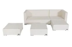 OUTFLEXX Loungemöbel-Set, Weiß, Polyrattan, 5 Personen, Wasserfeste Kissenbox, Inkl. Kaffeetisch -Gartenmöbel 3 18228 BOX B.jpg