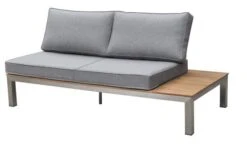 OUTFLEXX 2-Sitzer Sofa, Silber/grau, Edelstahl/FSC-Teakholz/Textil, 168 X 79 X 64 Cm -Gartenmöbel 3 18294.jpg