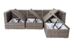 OUTFLEXX Loungegruppe, Grau, Polyrattan, 4 Personen, Verstellbare Sitzflächen, Wasserfeste Kissenbox 13 OUTFLEXX Loungegruppe, Grau, Polyrattan, 4 Personen, Verstellbare Sitzflächen, Wasserfeste Kissenbox -Gartenmöbel 3 18363 BOX.jpg