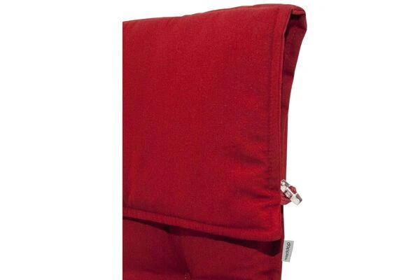 DOPPLER Stuhlauflage Hochlehner, Bordeaux, Dralon, 120x50x7cm, Mit DuPont Teflon Markenimprägnierung 3 DOPPLER Stuhlauflage Hochlehner, Bordeaux, Dralon, 120x50x7cm, Mit DuPont Teflon Markenimprägnierung – Bild 3